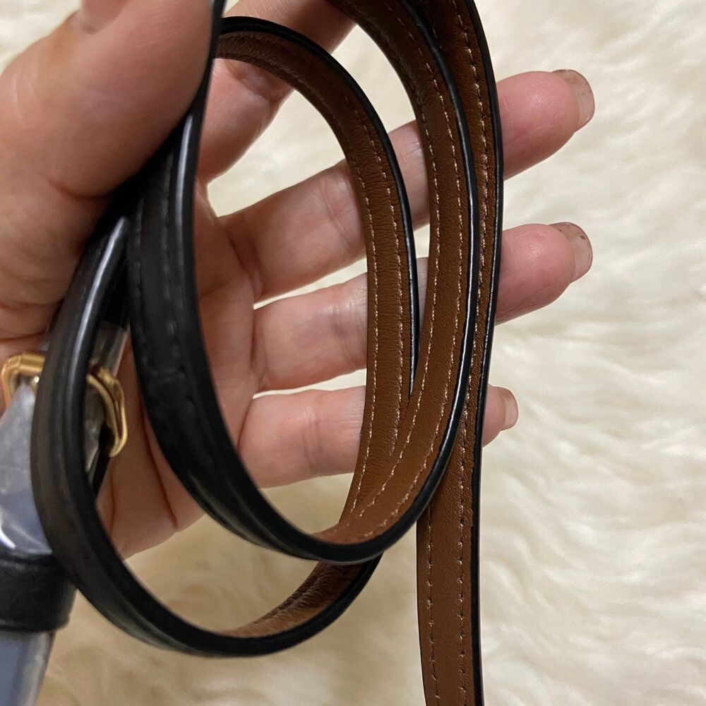 Coach Black and Brown Replacement strap
